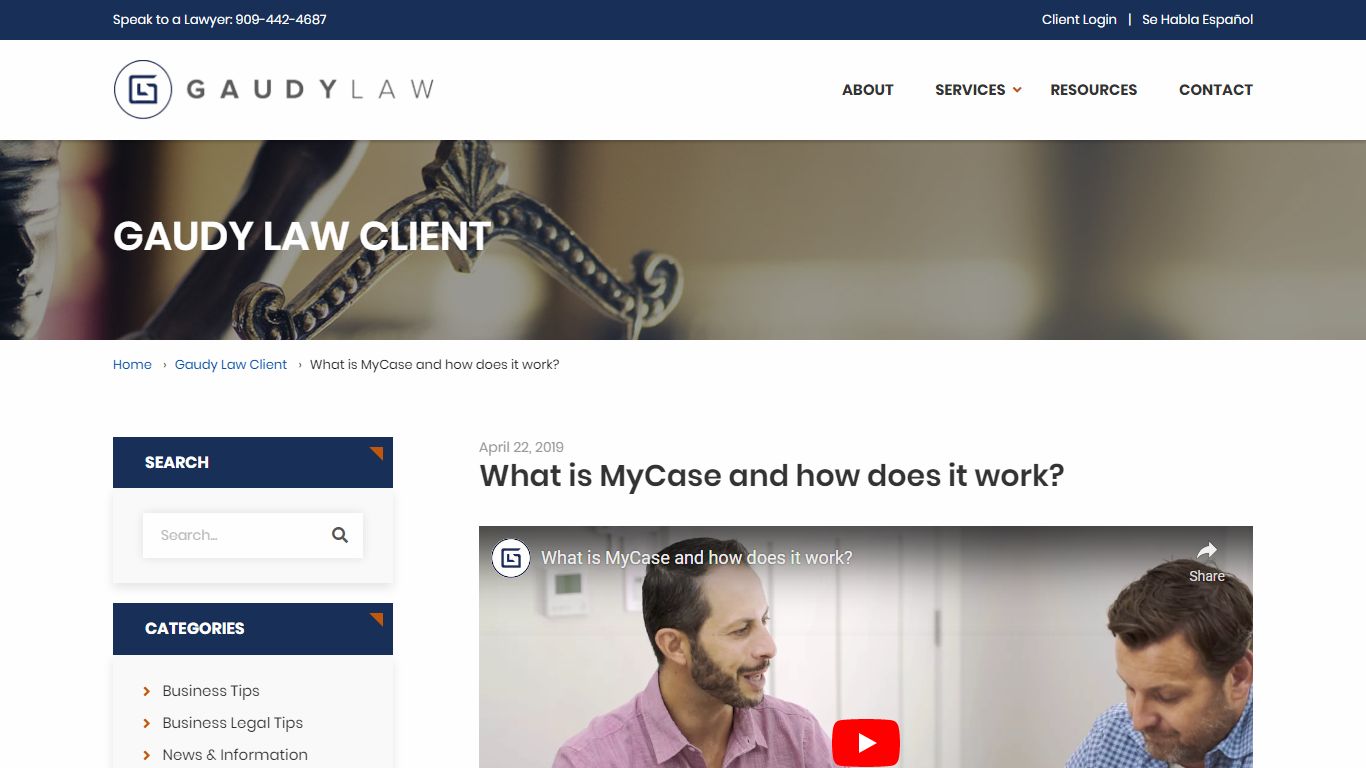 What is MyCase and how does it work? - Gaudy Law